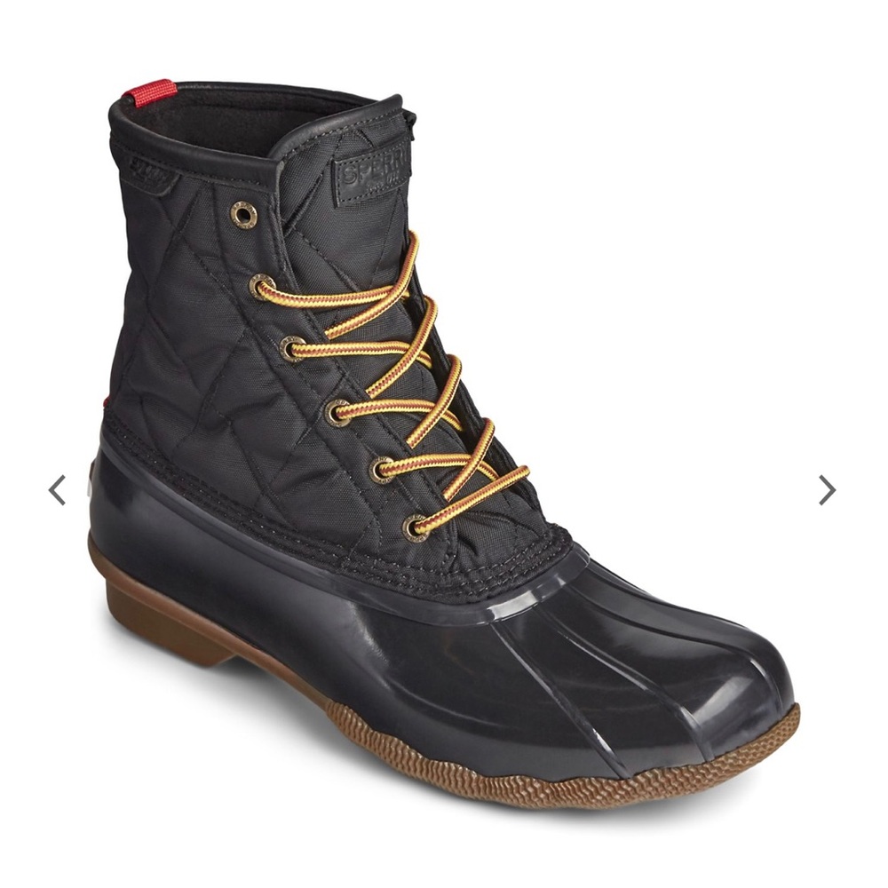 Black Sperry boots 11.5